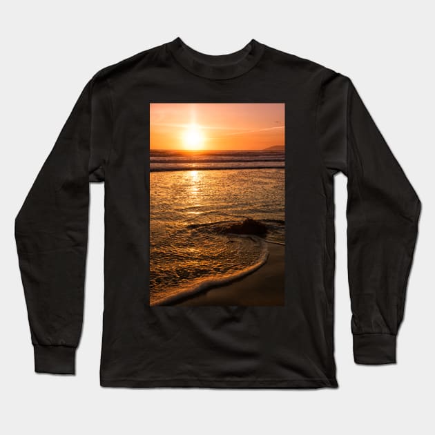 Sunset on the Windy West Coast Long Sleeve T-Shirt by krepsher